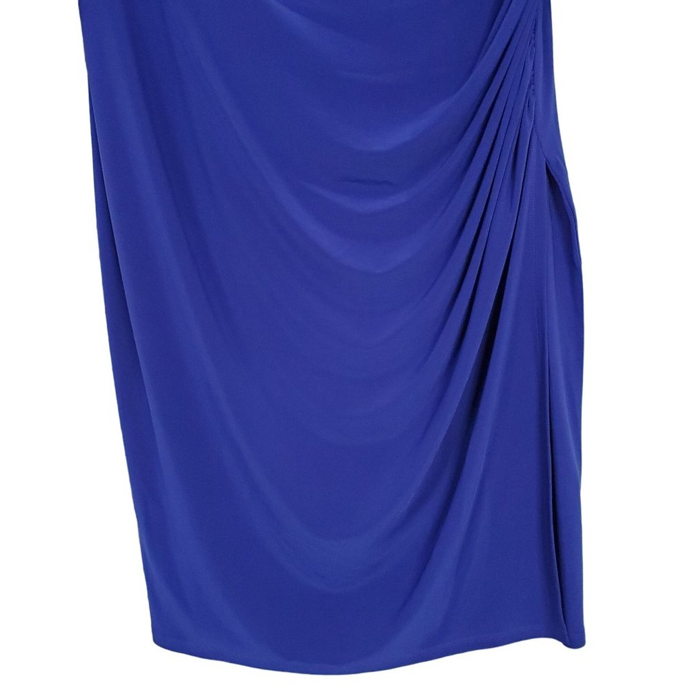 Jessica Howard Size 20W Dress V-neck Surplice Side Ruching Liquid Jersey Stretch - Picture 11 of 11